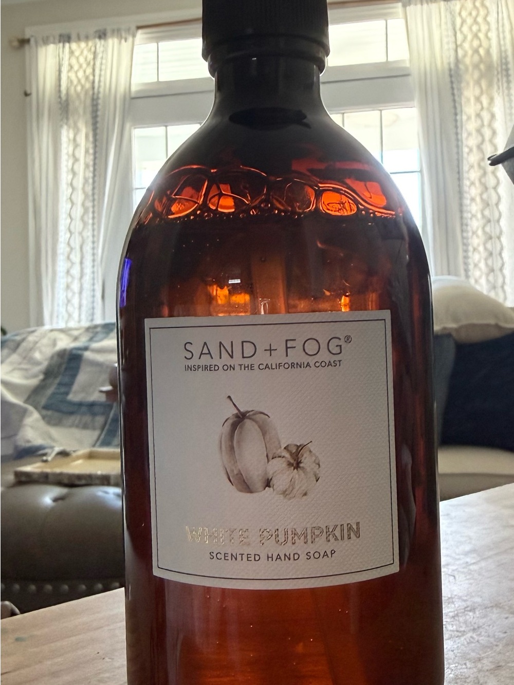 Sand & Fog- White Pumpkin Scented Hand Soap - Large